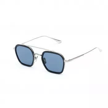 BELSTAFF MERRICKAZULW herenzonnebril - vierkant acetaat montuur met UV400-bescherming (47/23/143 mm)