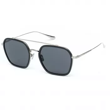 Belstaff Merrikiigris heren zonnebril - grijs acetaatframe met grijze polycarbonaatglazen - 52/17/140 mm