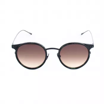 Belstaff Parkgate-S123 unisex zonnebril - zwart montuur, grijze glazen, 48/21/145 mm
