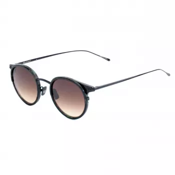 Belstaff Parkgate-S123 unisex zonnebril - zwart montuur, grijze glazen, 48/21/145 mm