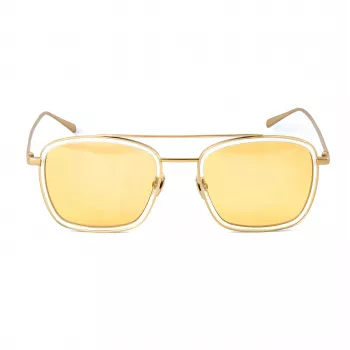 Belstaff Ryder unisex zonnebril, transparant montuur, grijze glazen, 54/21/145 mm