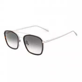 Belstaff RYERCLEARS08 heren vierkante acetaat zonnebril, transparant montuur, transparante glazen, 54/21/145 mm
