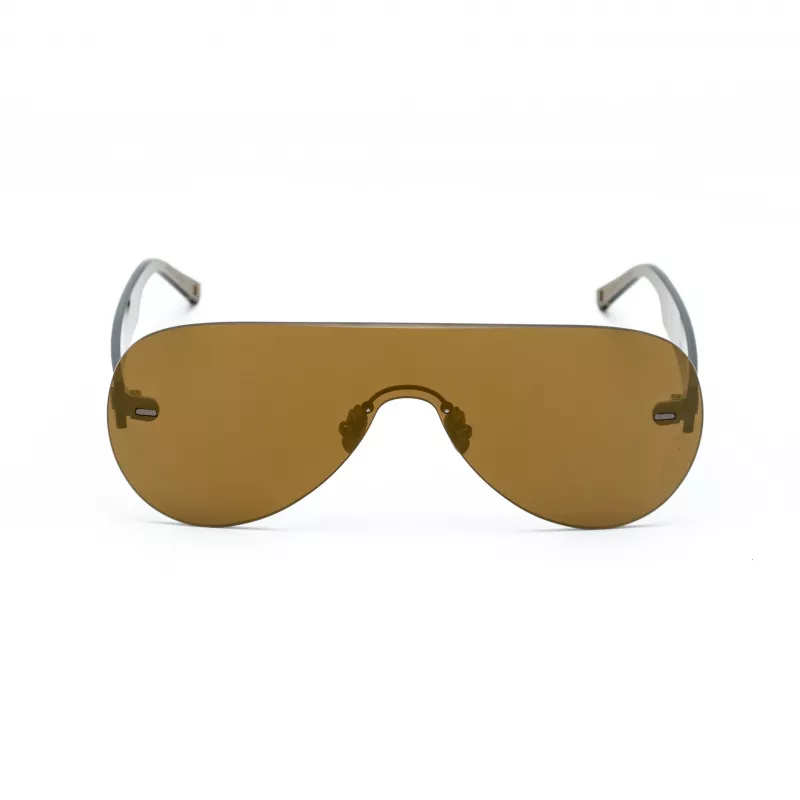 BELSTAFF SPEEDMASTERBR unisex zonnebril Shield Wrap-Around bruine glazen bruin frame 141mm glasbreedte 145mm pootlengte UV400