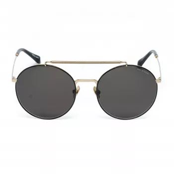 Belstaff Staham Dorado heren zonnebril - pilot square acetaat montuur UV400 grijs glas 54mm