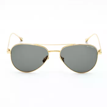 Belstaff Trialmasterdo unisex zonnebril - 55/18/135 mm - zwart acetaat montuur - grijze polycarbonaatglazen - UV400