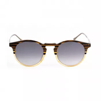 BELSTAFF unisex Brooklands032 zonnebril - zwart montuur, grijze glazen 48/23/148 mm