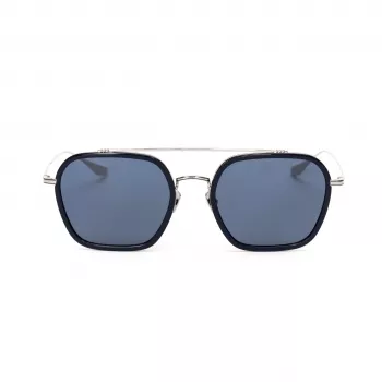 BELSTAFF unisex Merrikii Azul zonnebril - blauw montuur grijze glazen 57mm