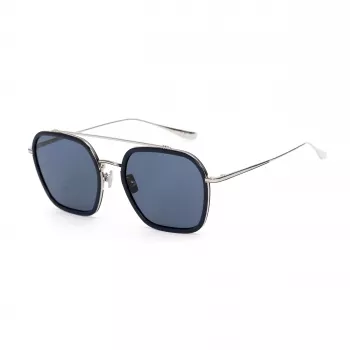 BELSTAFF unisex Merrikii Azul zonnebril - blauw montuur grijze glazen 57mm