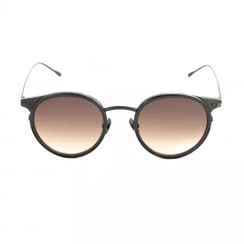 BELSTAFF Unisex Parkgate-S120 Zonnebril - Zwart acetaat montuur, grijze polycarbonaatglazen, UV400-bescherming, 48/21/145 mm