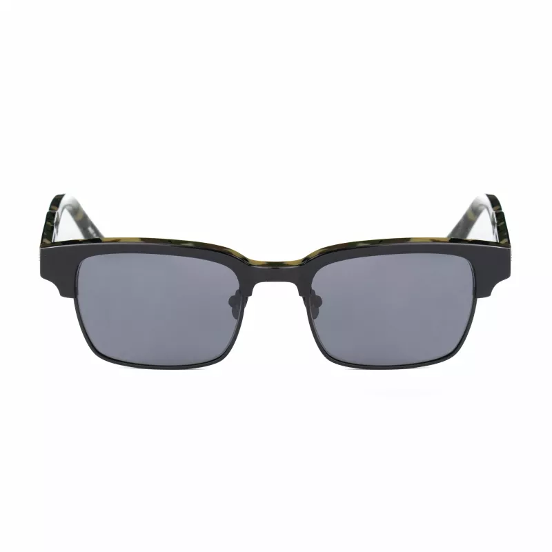 BELSTAFF Unisex Rampling-S103 zonnebril (52/20/145 mm) zwart montuur grijze glazen