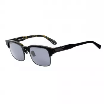 BELSTAFF Unisex Rampling-S103 zonnebril (52/20/145 mm) zwart montuur grijze glazen