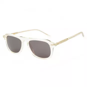 BELSTAFF Dames Eyston-S044 Zonnebril - Zwart acetaat montuur, grijze glazen, 53 mm
