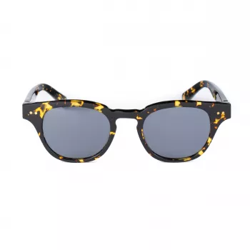 BELSTAFF dames Marshall S064 zonnebril - zwart acetaat montuur, grijze polycarbonaat lens, 47/21/148 mm
