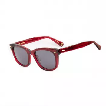 Belstaff dames Rockford S148 zonnebril - zwart montuur, grijze glazen, 52 mm