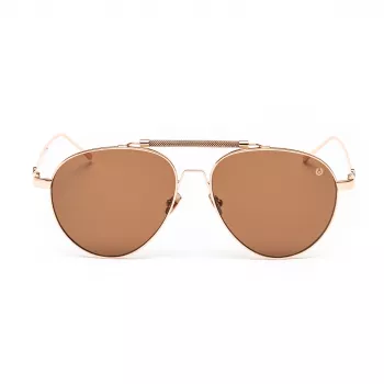 BELSTAFF dames zonnebril Staffordmarro rechthoekig - bruin acetaat montuur - UV400