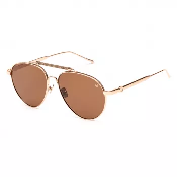BELSTAFF dames zonnebril Staffordmarro rechthoekig - bruin acetaat montuur - UV400