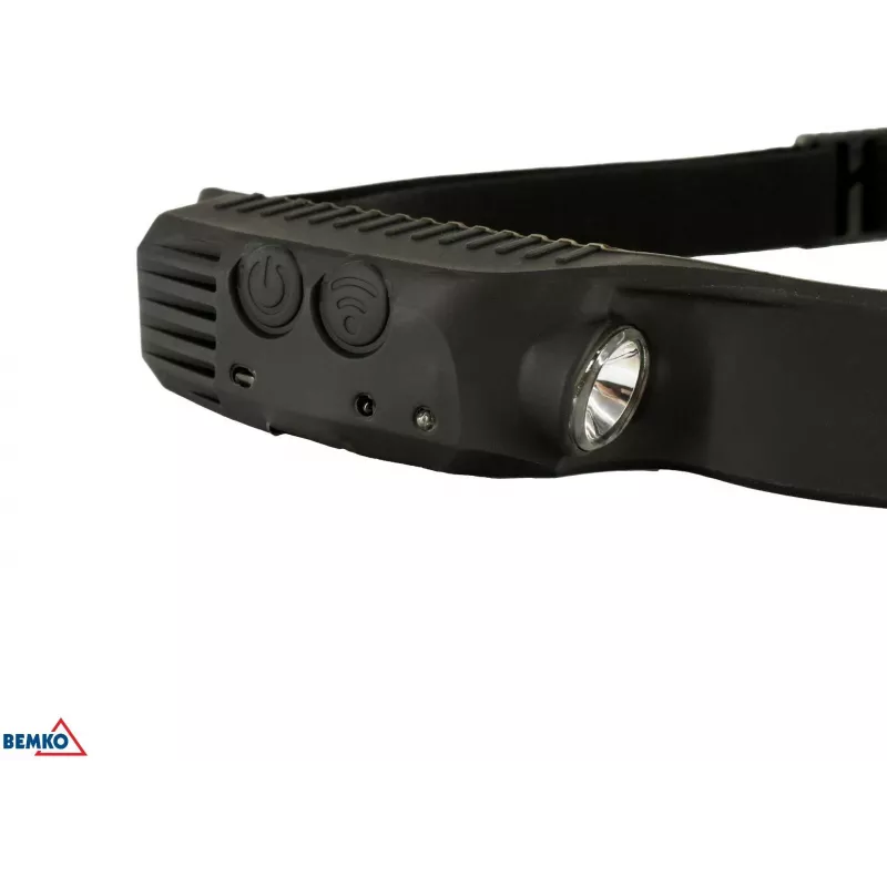 BEMKO C49-LTC01 oplaadbare LED-hoofdlamp, 1200mAh, 100 lumen, IPX4, 80m lichtbereik