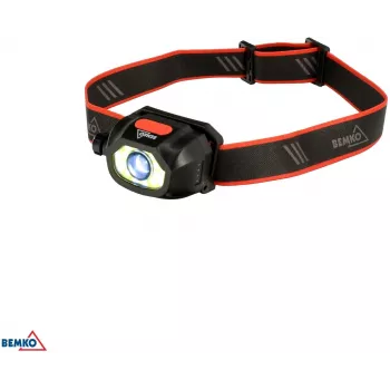 BEMKO C49-LTC02 multifunctionele oplaadbare LED-hoofdlamp, 200lm, 6500K, 1200mAh, IP44