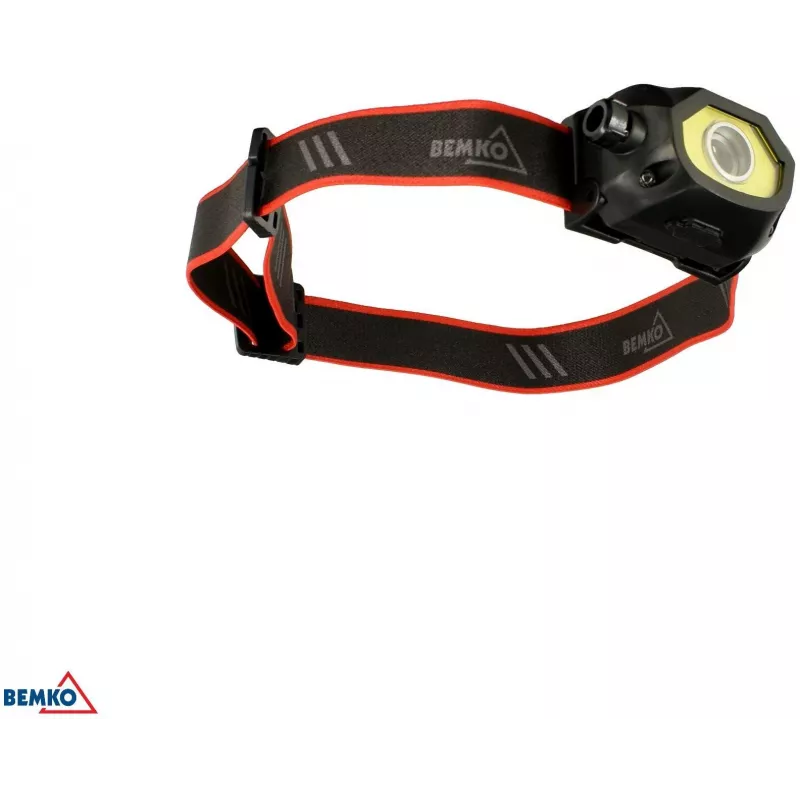 BEMKO C49-LTC02 multifunctionele oplaadbare LED-hoofdlamp, 200lm, 6500K, 1200mAh, IP44