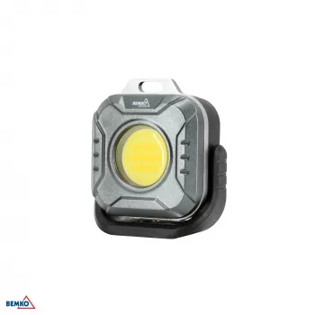 BEMKO C49-LTW08 Multifunctionele LED-zaklamp 1200 mAh IP44 zwart