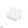 BEMKO E04-PI12-IP55 opbouw aftakdoos 85x85x36,5mm IP55 12 invoeren lichtgrijs
