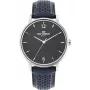 BEN SHERMAN herenhorloge WB038U 43mm zwarte wijzerplaat zwarte kunstleren band
