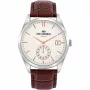 BEN SHERMAN herenhorloge WB039T 43mm bruine leren band zwarte wijzerplaat