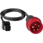 BENNING 044148 CEE-meetadapter 16 A 5-polig 400 V met 4 mm veiligheidsbussen