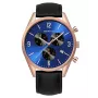 Bering heren Classic Minimalist quartz horloge 10542-567 42 mm roségoud bruin