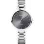 BERING dames kwartshorloge Classic Collection 34mm blauwe Sunray-wijzerplaat zilverkleurige Milanese mesh-armband 11334-772