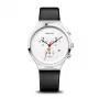 BERING dames Classic quartz horloge 14736-404 36 mm zilver edelstaal blauwe wijzerplaat