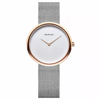 BERING dames Classic quartz horloge 33 mm roségoud 14333-064
