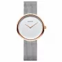 BERING dames Classic quartz horloge 33 mm roségoud 14333-064