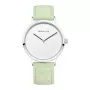 BERING dameshorloge 14937-304 (39mm) – blauwe Sunray-wijzerplaat, zilverkleurige Milanese mesh band