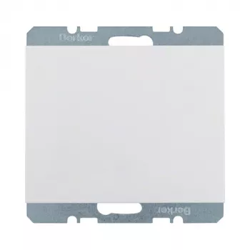 Berker 1045 70 09 blindafdekking K.1 polarwit met middenstuk