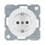 Berker 47232089 SCHUKO-stopcontact (type F), polarwit glanzend, 16 A 250 V, inbouw, voor R.1/R.3/R.7-series