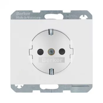 Berker 47357009 Schuko-stopcontact 16A polarwit