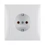 Berker 47429909 inbouw stopcontact met afdekking S.1, Schuko type F, 16A 250V, polarwit