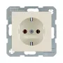 Berker 47438982 Schuko-stopcontact wit glanzend