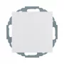Berker 47448989 Schuko-stopcontact met klapdeksel, polarwit glanzend, IP44 – 1-voudig