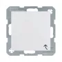 Berker 47528989 stopcontact Schuko type F 1-voudig IP44 polarwit glanzend S.1