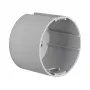 Berker B.Mobil inbouw apparaatdoos, 49 mm diameter, grijs, halogeenvrije thermoplast