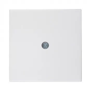 Berker centraalplaat voor kabeluitlaat, polarwit (55x55mm, IP20, inbouw) - 10198989