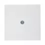 Berker centraalplaat voor kabeluitlaat, polarwit (55x55mm, IP20, inbouw) - 10198989