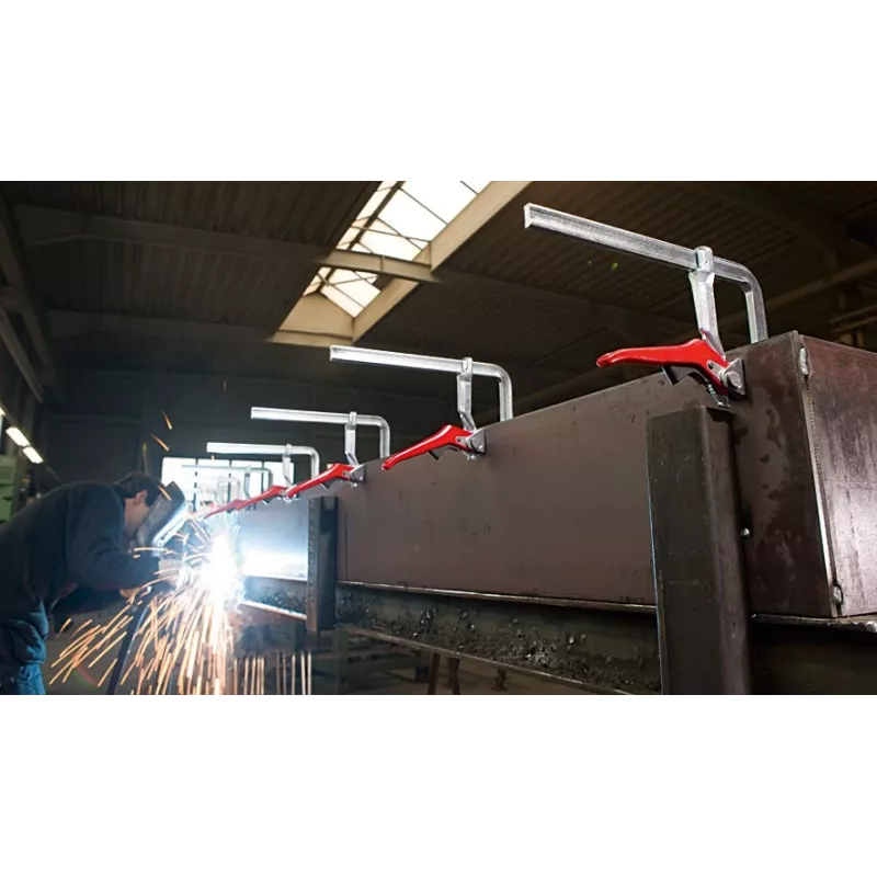 BESSEY GH25 stalen lijmklem met hefboom 250 x 120 mm