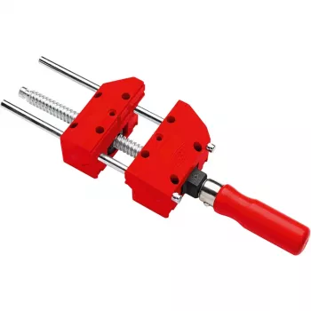 BESSEY S10-ST mini-bankschroef S 10 lijmklem, rood, 100 mm spanwijdte, 50 mm uitlading, met 2 tafelklemmen