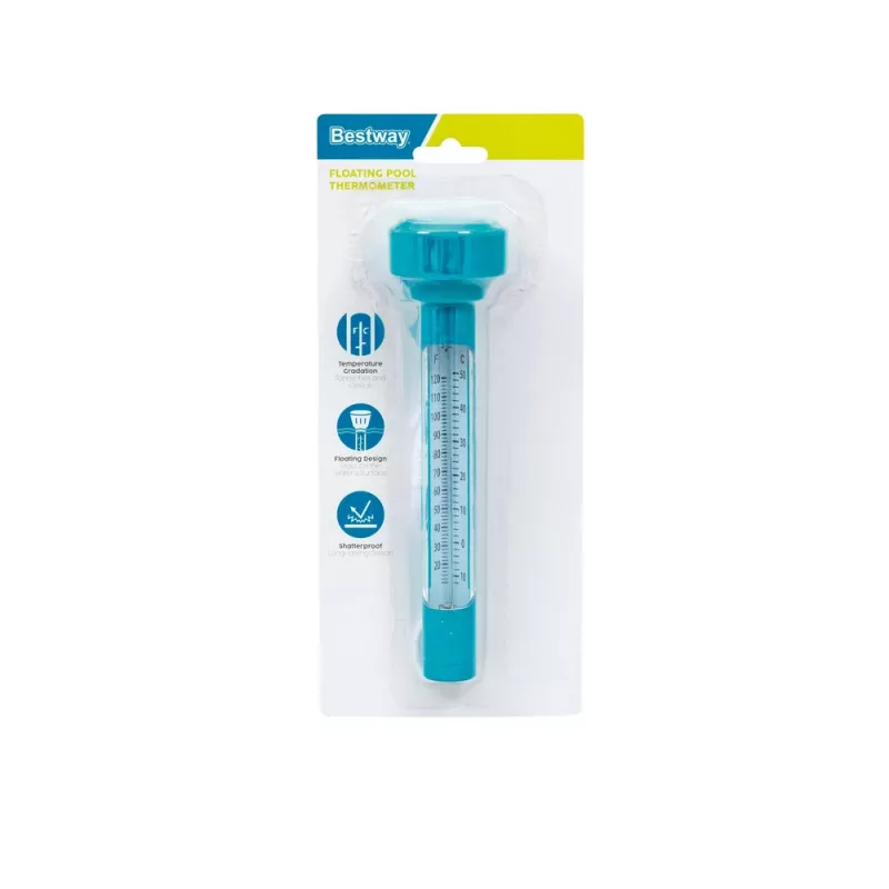 Bestway Flowclear drijvende zwembadthermometer blauw 58072