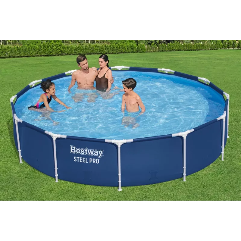 Bestway Frame Pool met Pomp Blauw 366x76 cm Set 56681