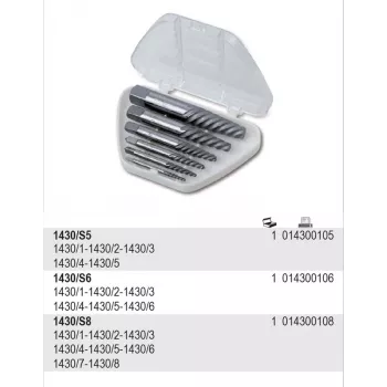 BETA schroefuitdraaiset 8-delig 1430/S8