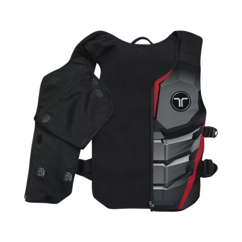 bHaptics TactSuit Air Onyx haptisch vest met 40 trilmotoren, bluetooth, USB-C, ademend mesh, zwart